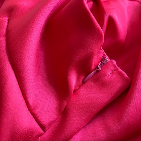 NWT Nasty Gal Diamante Strap Hot Pink Mini Dress - Picture 4 of 15